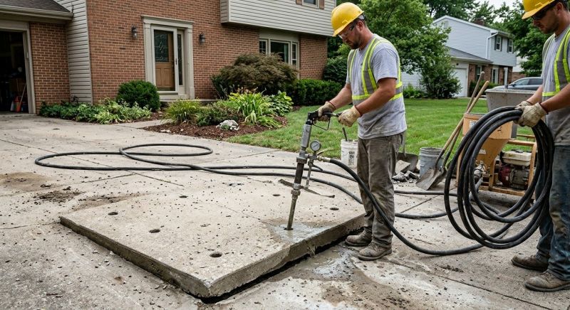 Driveway Slab Lifting in San Antonio, TX