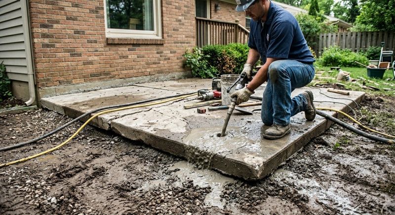 Sidewalk Raising in West Des Moines, IA
