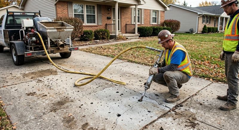 Sunken Driveway Lifting in Tampa, FL