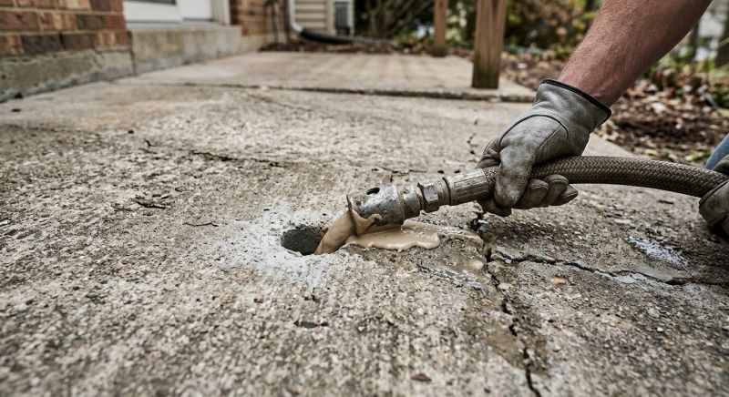 Sunken Patio Repair in West Des Moines, IA