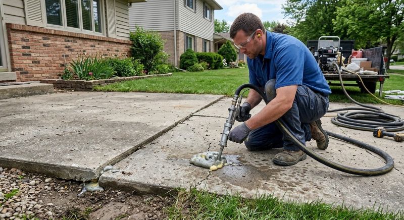 Sunken Patio Repair in Des Moines, IA