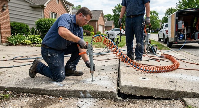 Concrete Poly Jacking in West Des Moines, IA
