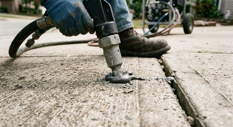 Concrete Slab Jacking in West Des Moines, IA